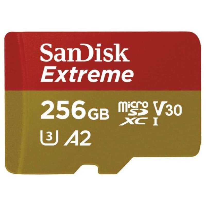 کارت حافظه microSD سندیسک Extreme ۲۵۶ گیگابایت